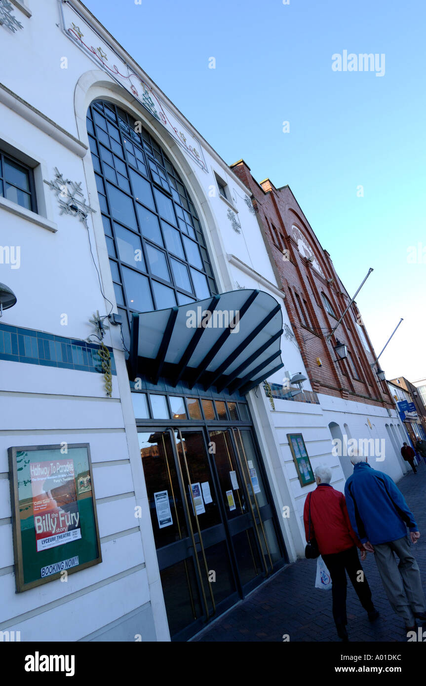 Teatro Liceo Crewe Cheshire, Inglaterra Foto de stock