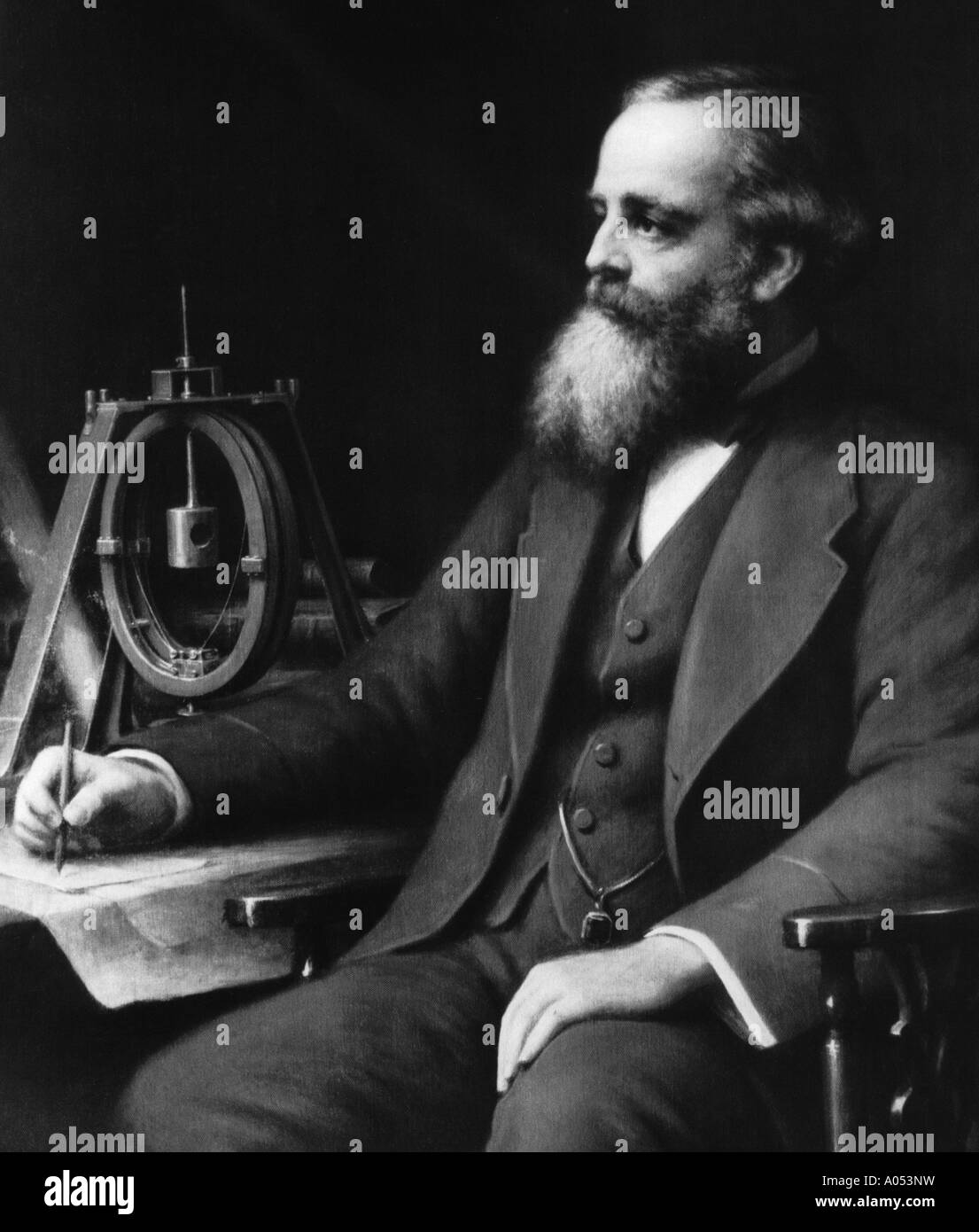 JAMES Clark Maxwell 1831 1879 físico escocés Foto de stock