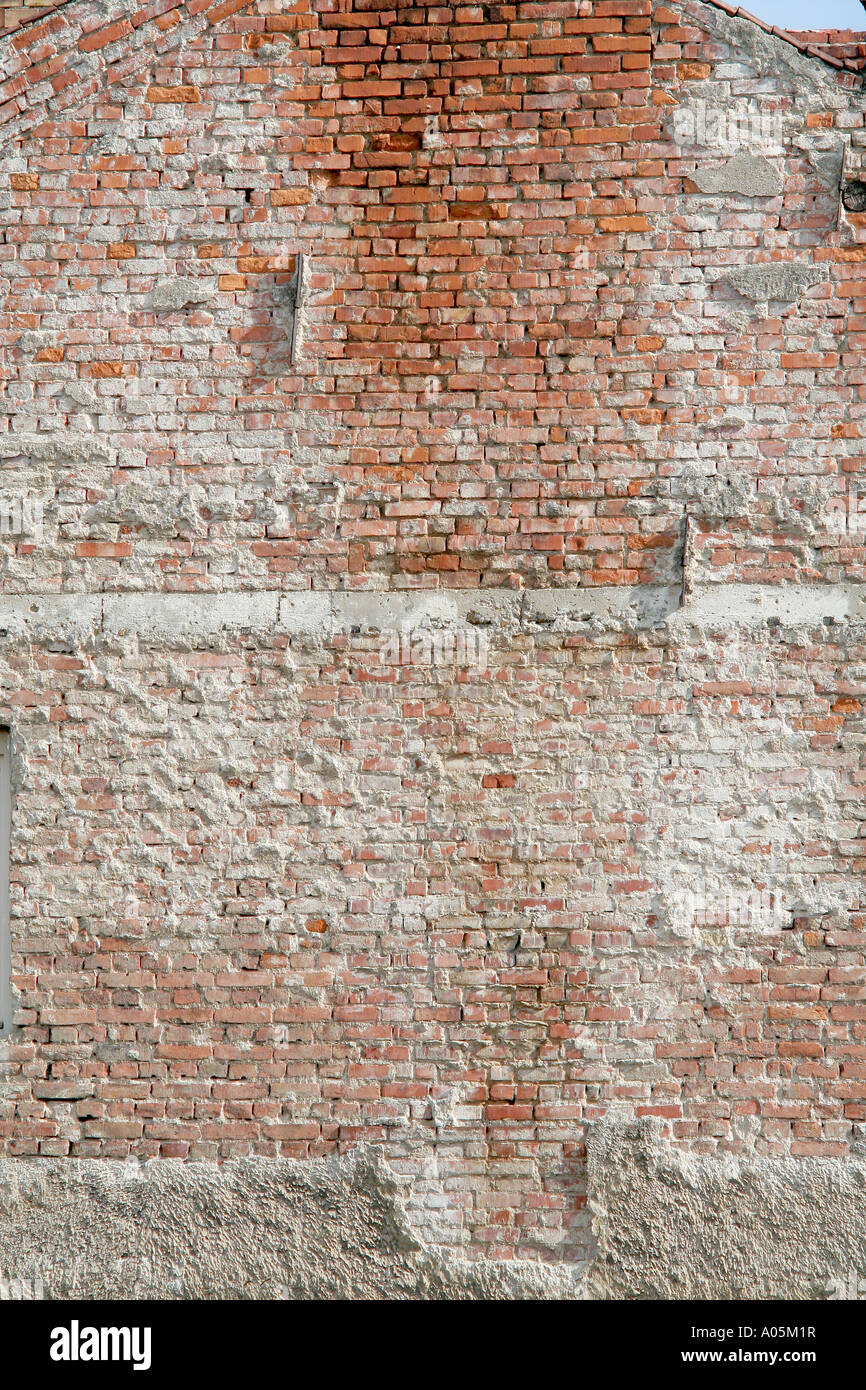 extremo de la pared Foto de stock