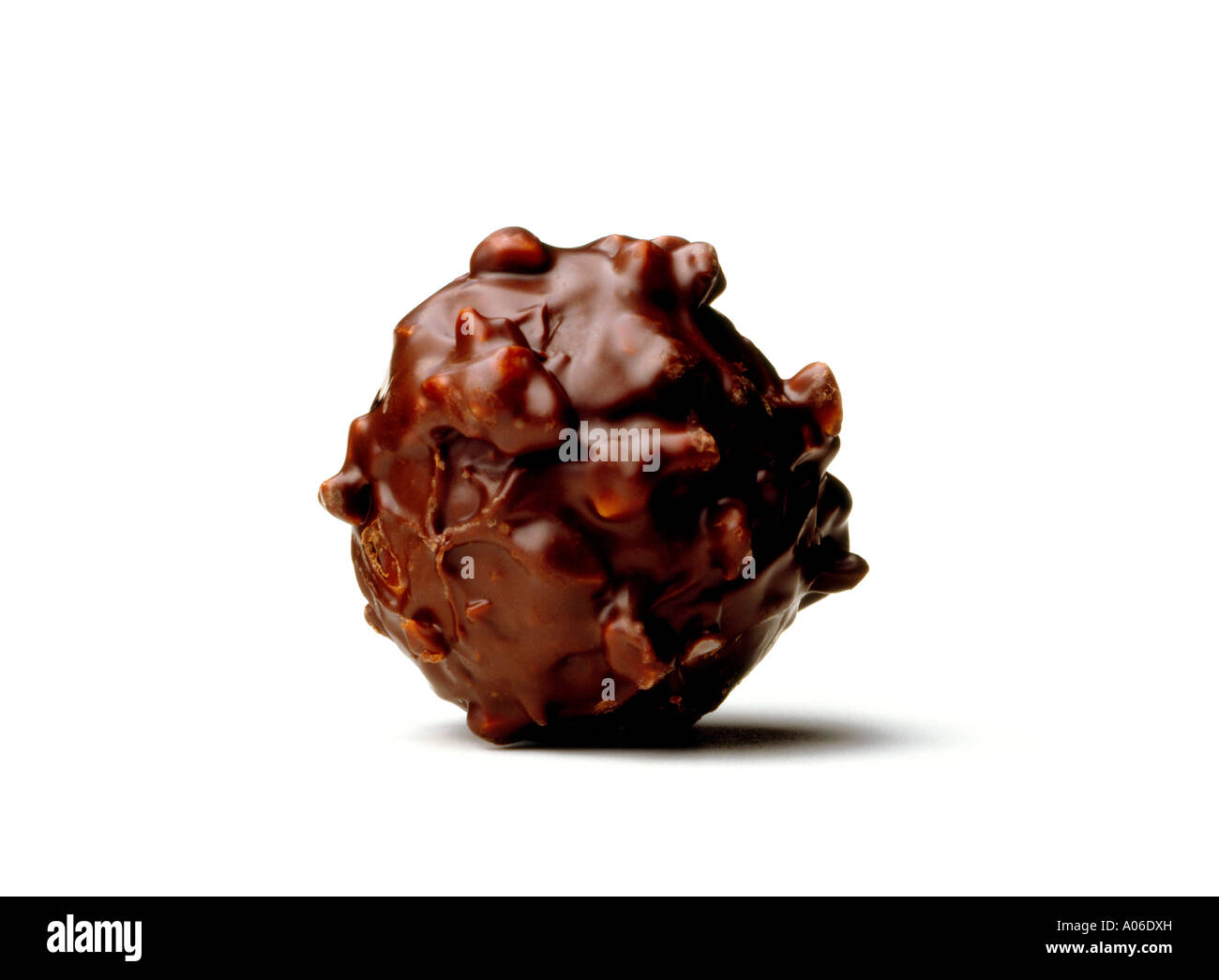 Trufas de chocolate oscuro Foto de stock