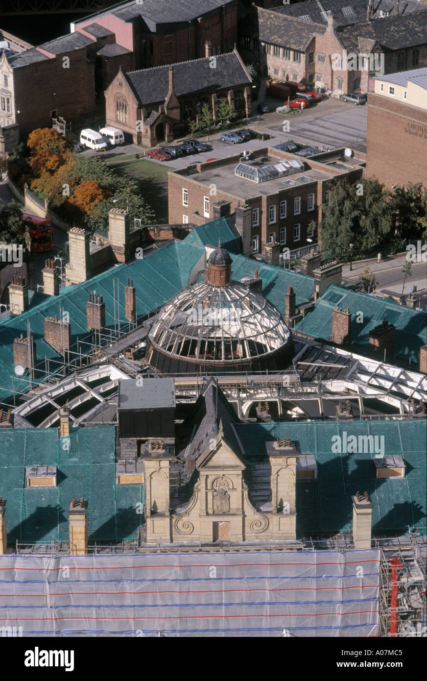 Cente Arndale Manchester después del atentado con bomba del IRA 1996 Foto de stock