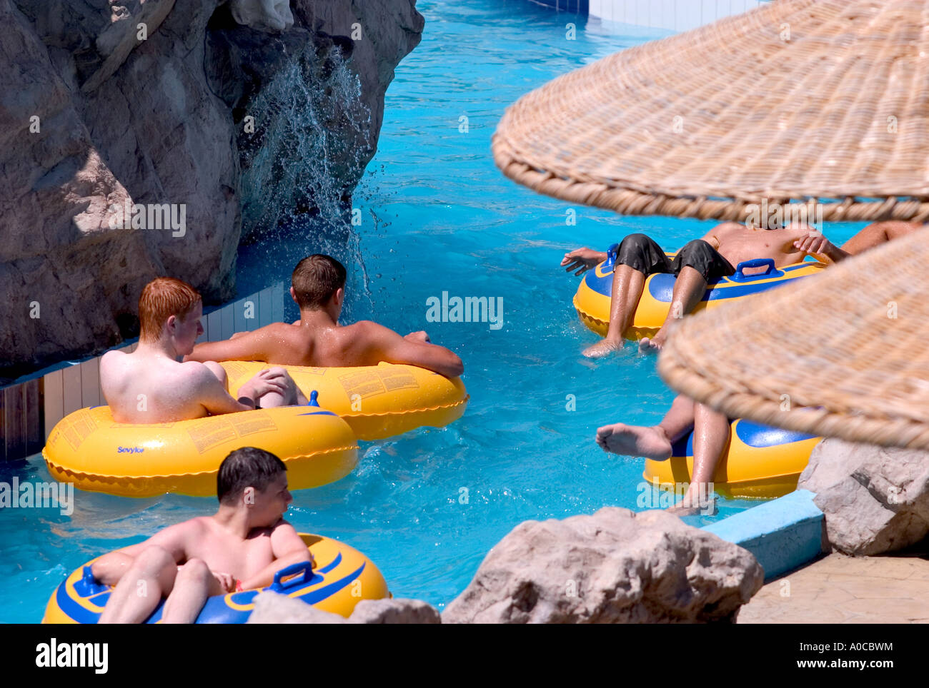 Juegos de parque acuático Fotografía de stock - Alamy
