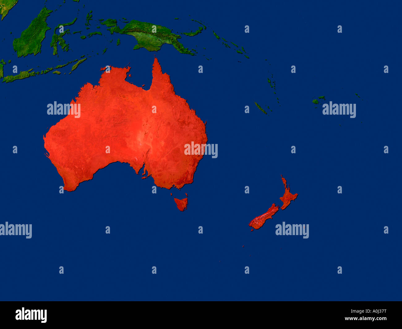 Mapa De Nueva Zelanda Australia Fotografías E Imágenes De Alta