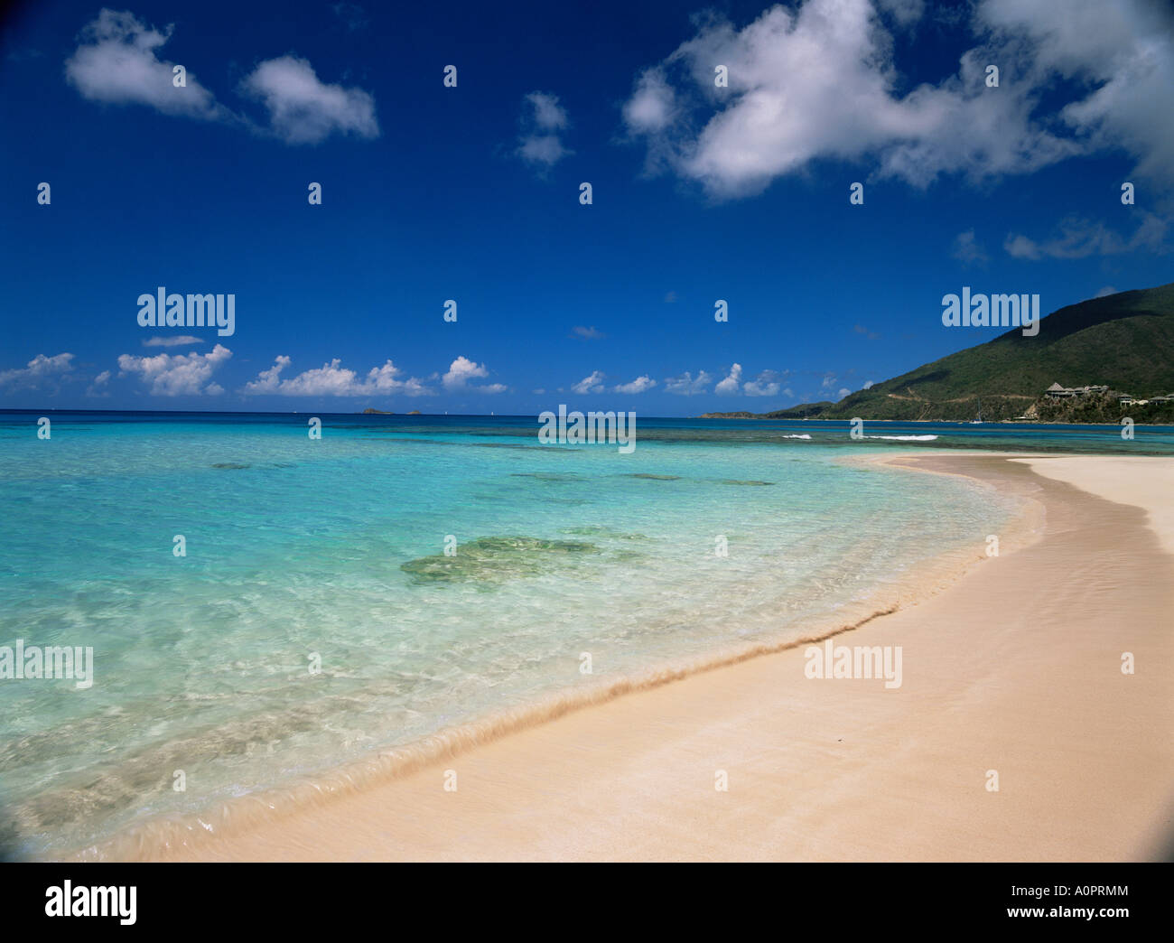 Bahía de sabana Virgen Gorda, Islas Vírgenes Británicas Antillas  Centroamérica Fotografía de stock - Alamy