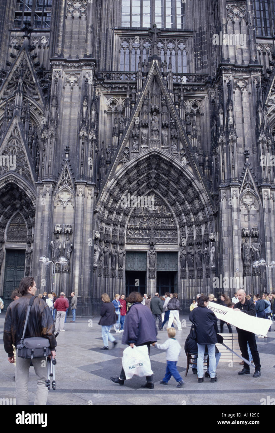 La Catedral de Colonia en Alemania Foto de stock