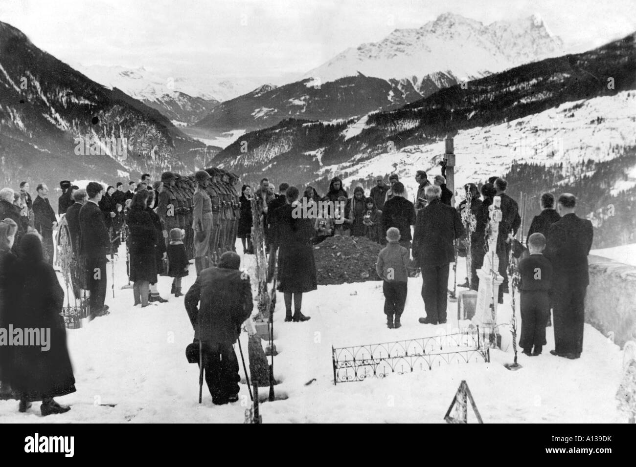 La Dernière chance Año 1945 Director Léopold Lintberg Gran Premio en el Festival Internacional de Cine de Cannes en 1946 Foto de stock