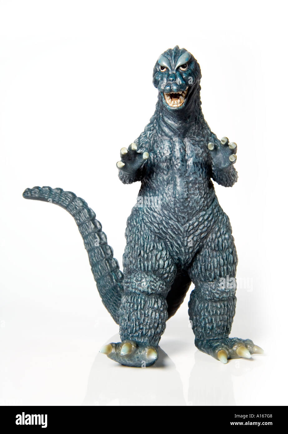 Juguetes de Godzilla Foto de stock