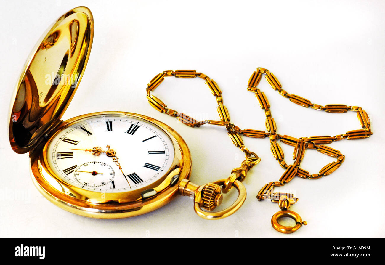 Reloj de bolsillo de Oro 1900 Fotograf a de stock Alamy