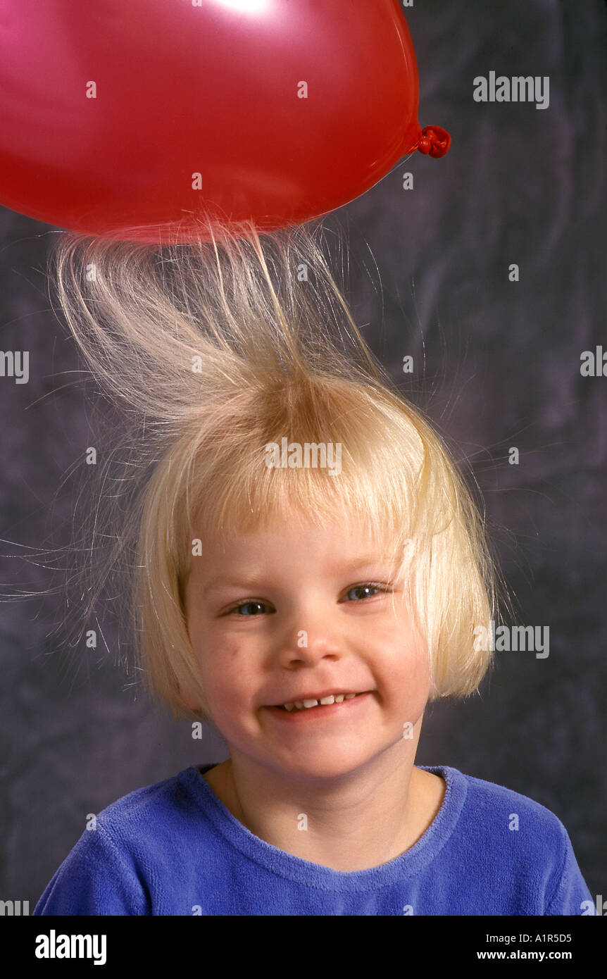Globo electricidad estática carga eléctrica Fotografía de stock Alamy