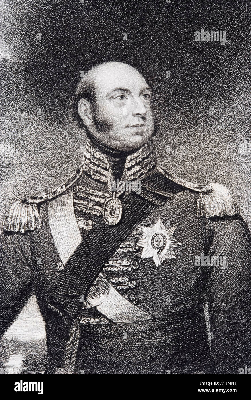 Príncipe Eduardo Augusto, Duque De Kent Y Strathearn, 1767 - 1820. Cuarto hijo del rey Jorge III y padre de la reina Victoria. Foto de stock