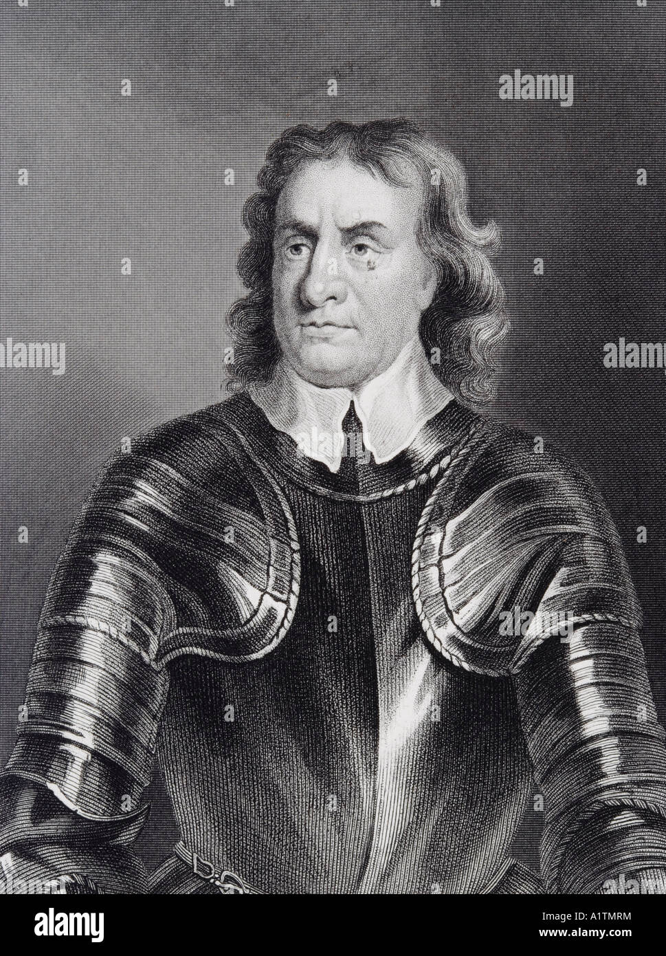 Oliver Cromwell, 1599 -1658. Líder militar y político inglés. Jefe de Estado, 1653 - 1659. Foto de stock