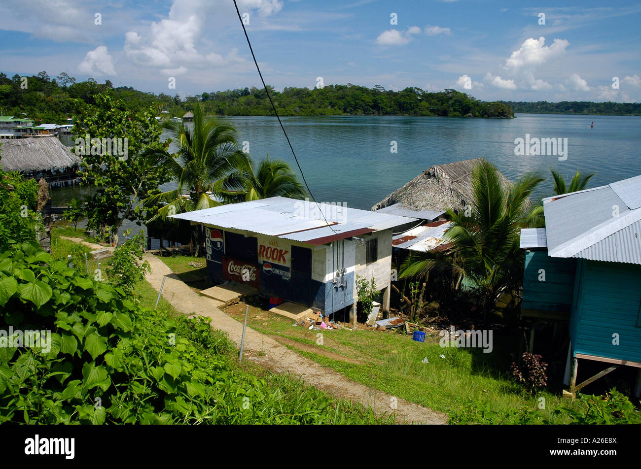 Isla Bastimentos, Isla Bastimentos, el archipiélago de Bocas del Toro,  Panamá, América Central Fotografía de stock - Alamy