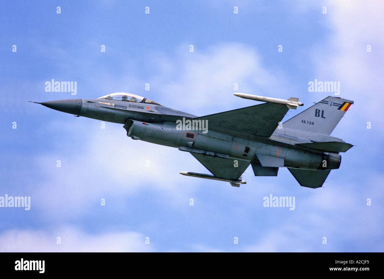 Fuerza Aérea Belga General Dynamics F-16 combates Falcon Foto de stock