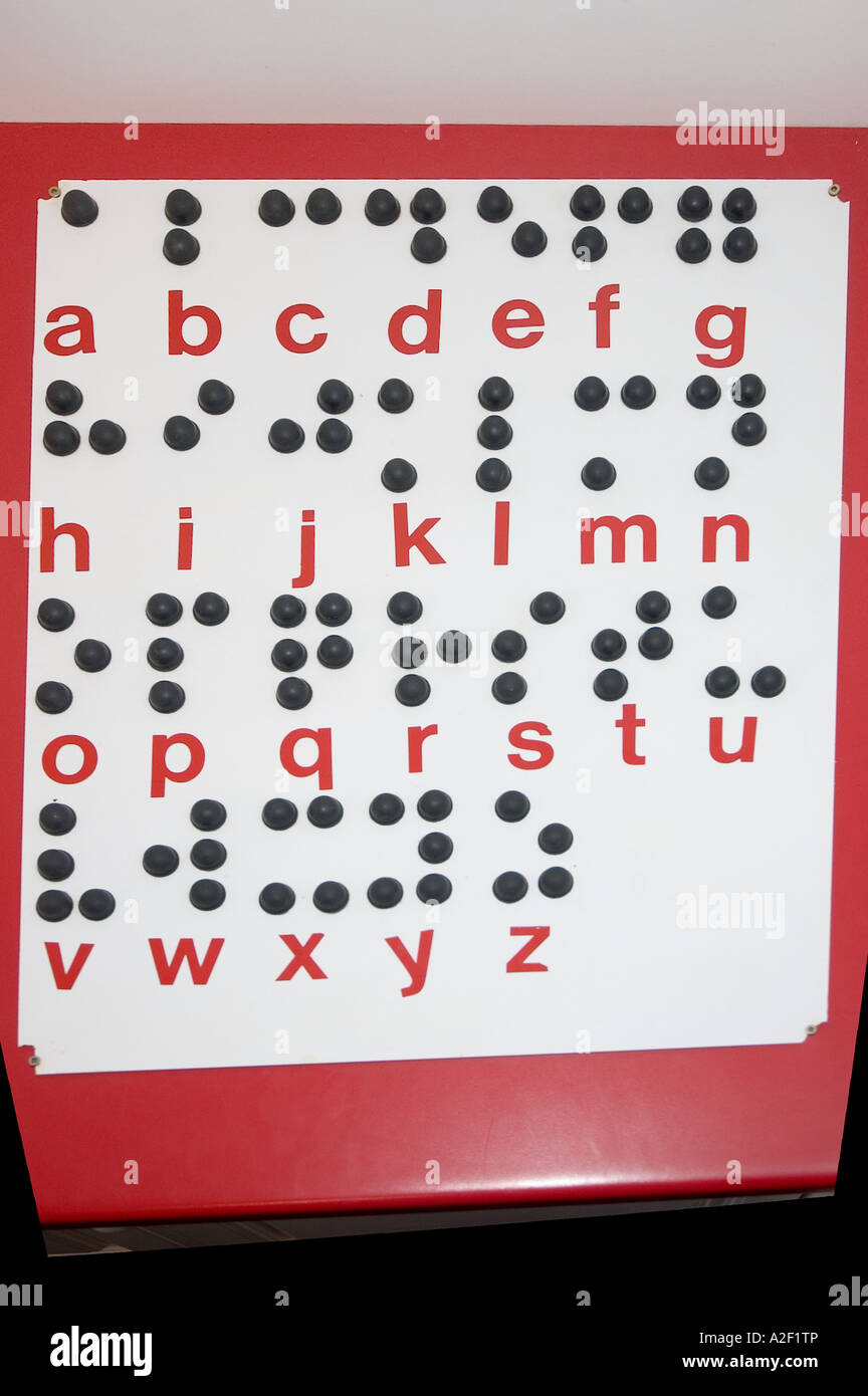 P32 196 - Braille Childrens Museum de Londres en Ontario, Canadá Foto de stock