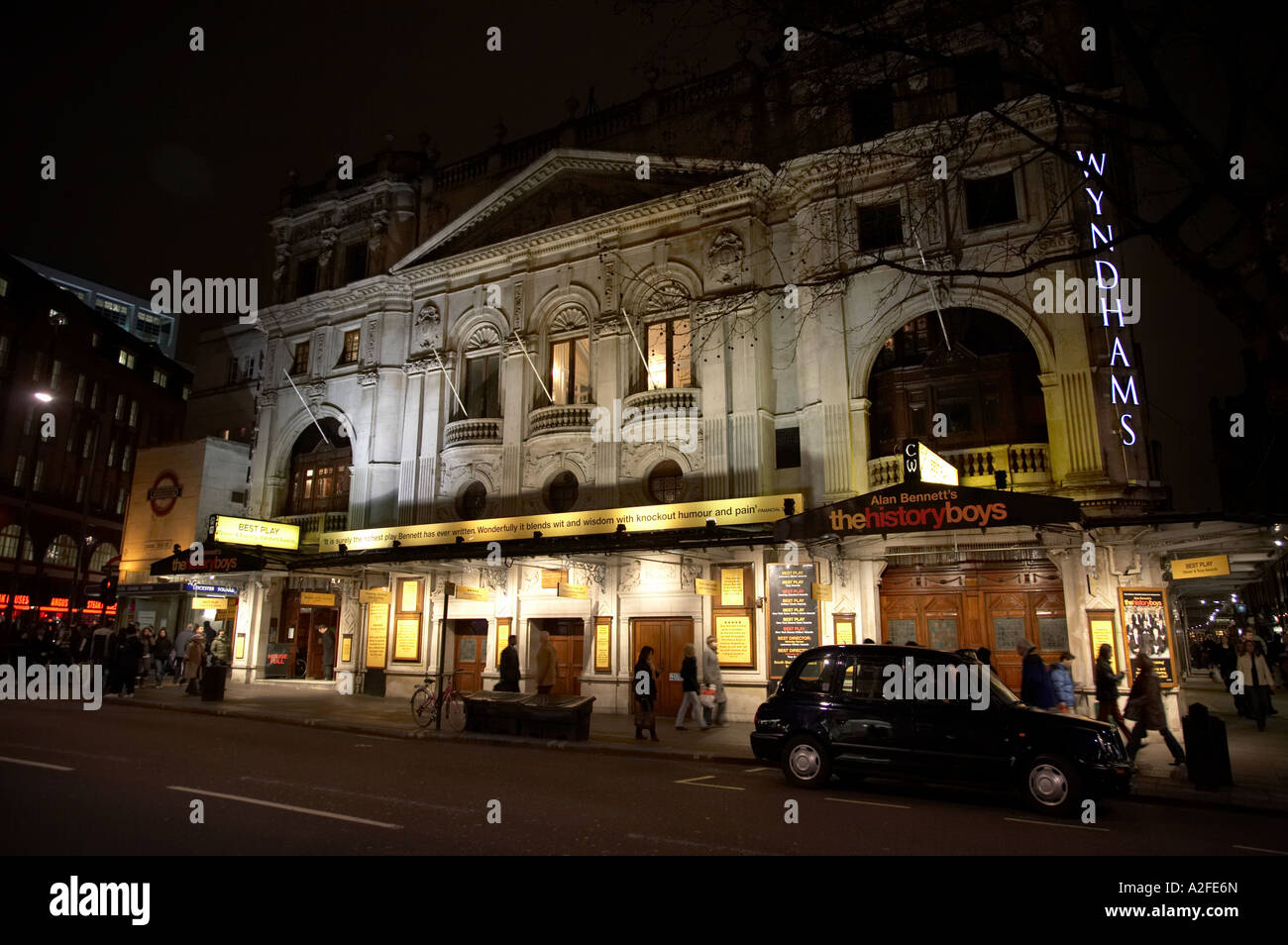 Wyndhams Theatre de Londres, Gran Bretaña. Foto de stock