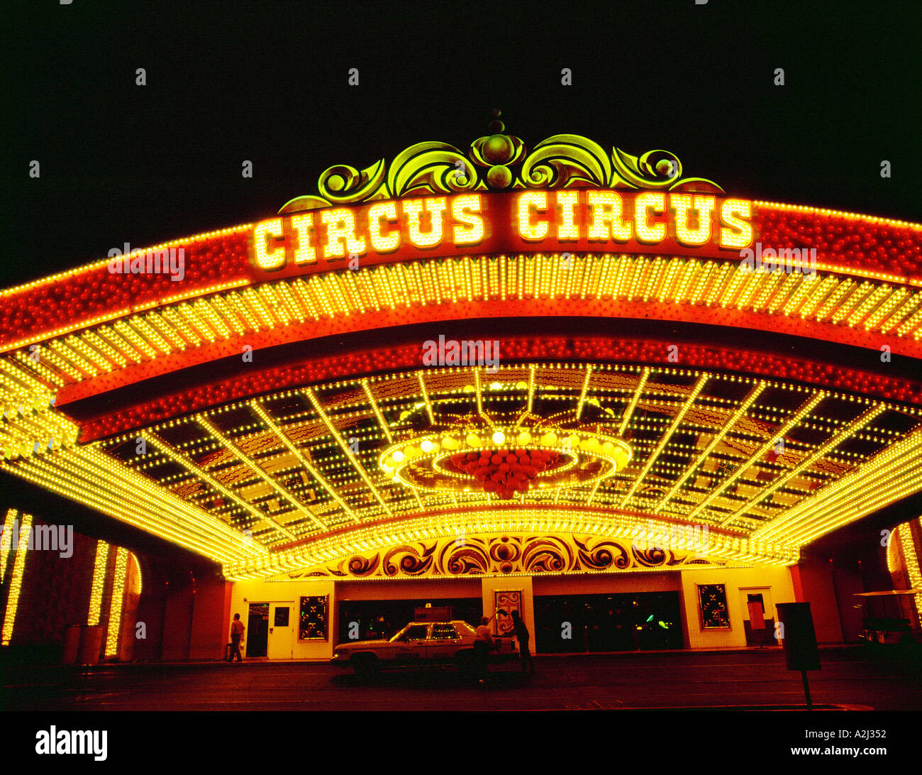 Entrada Circus Circus Las Vegas Nevada Foto de stock