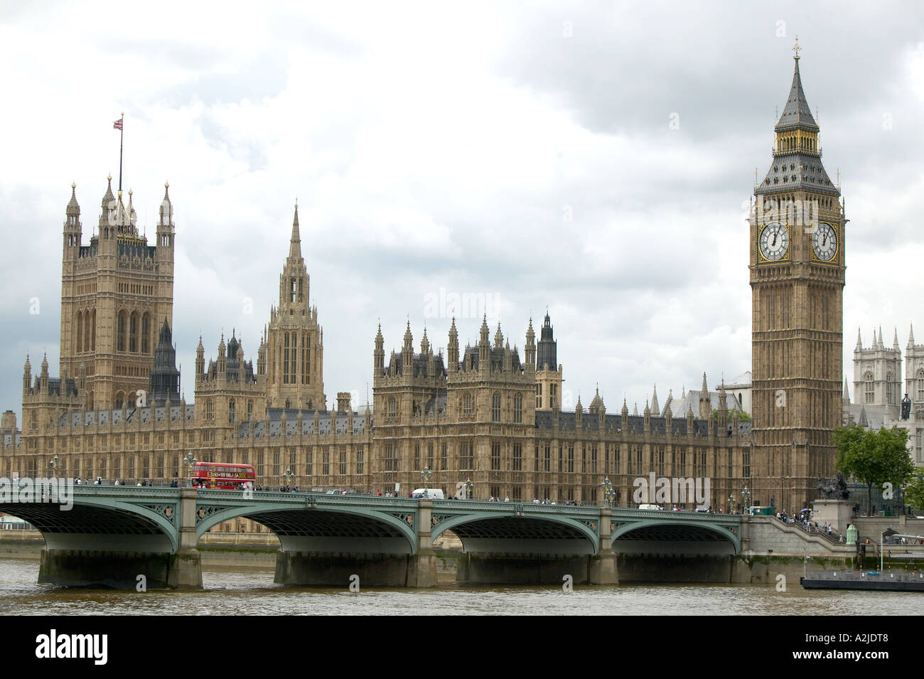 Las casas del parlamento, Londres, Gran Bretaña. Foto de stock