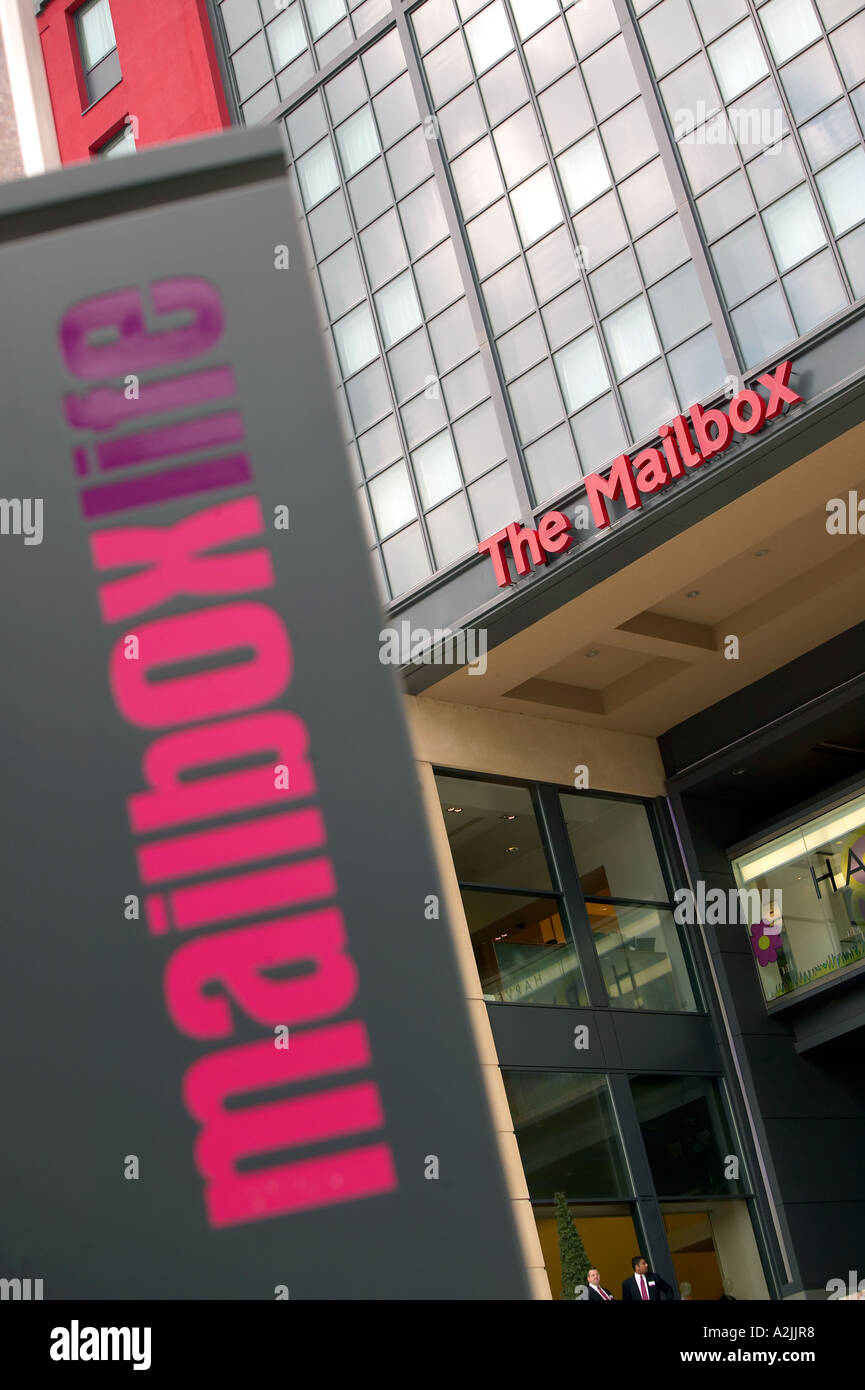 Centro Comercial Mailbox Birmingham UK Foto de stock