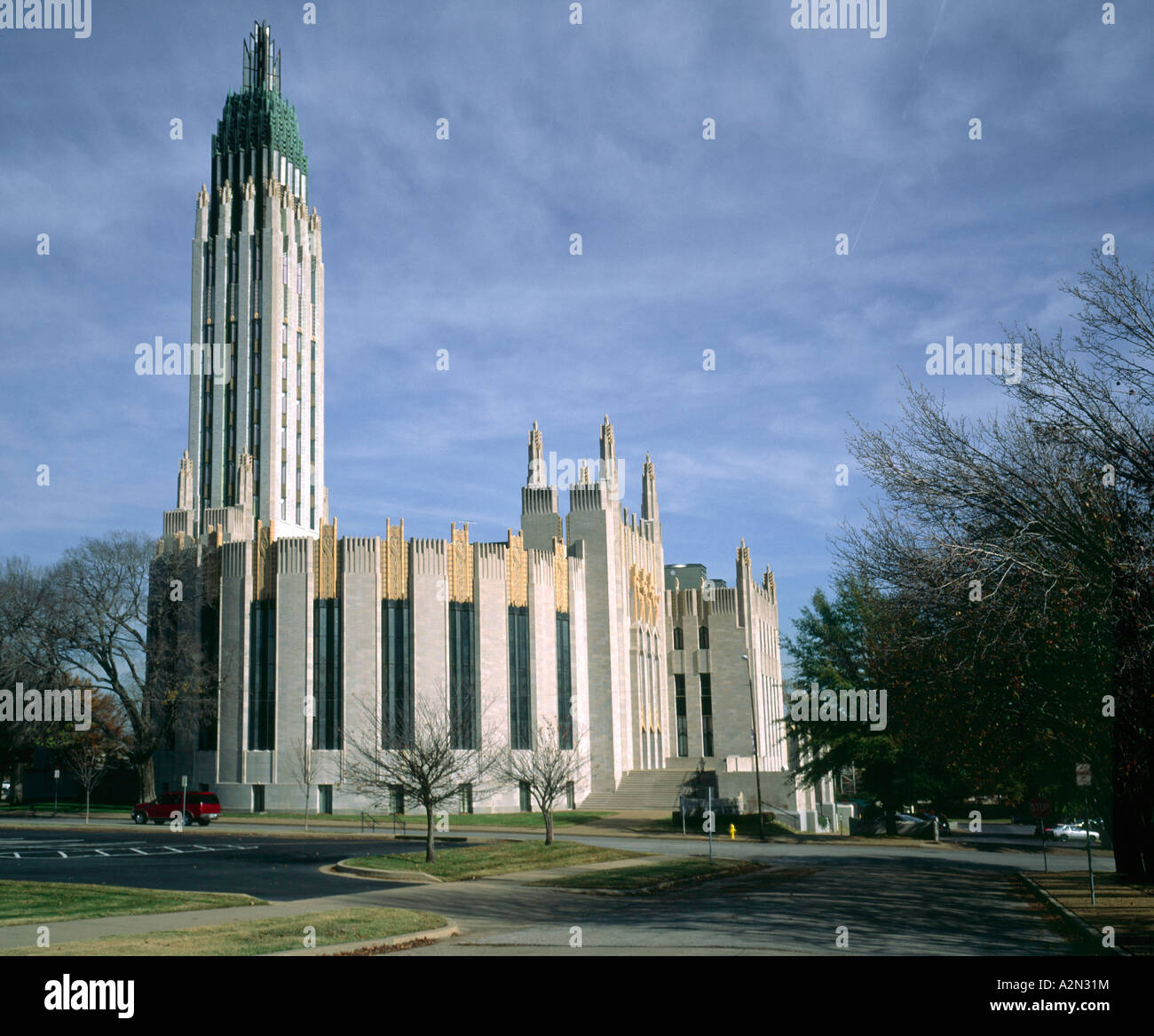 Tulsa Oklahoma usa .Iglesia Metodista Unida. Foto de stock