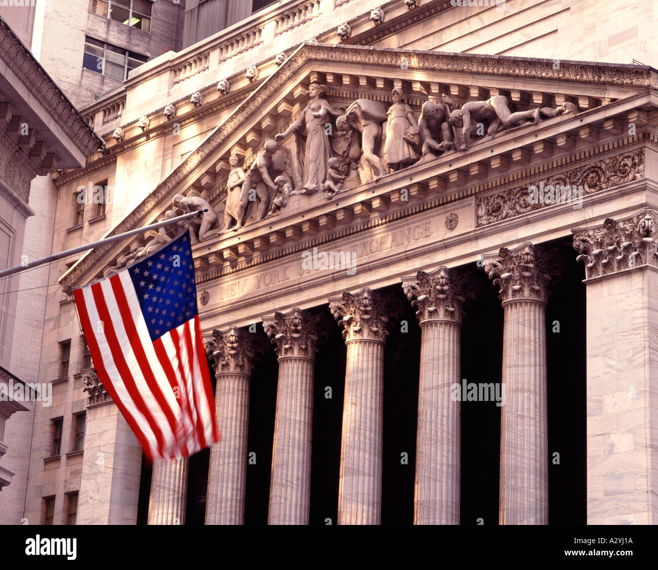 Bolsa de Valores de Nueva York, Wall Street, Nueva York, EE.UU Fotografía  de stock - Alamy