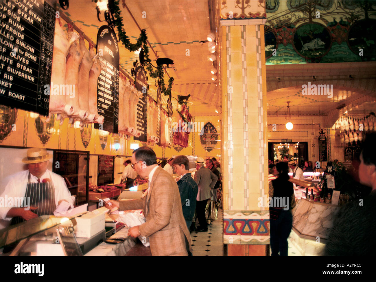 Harrods food hall Fotografía de stock Alamy