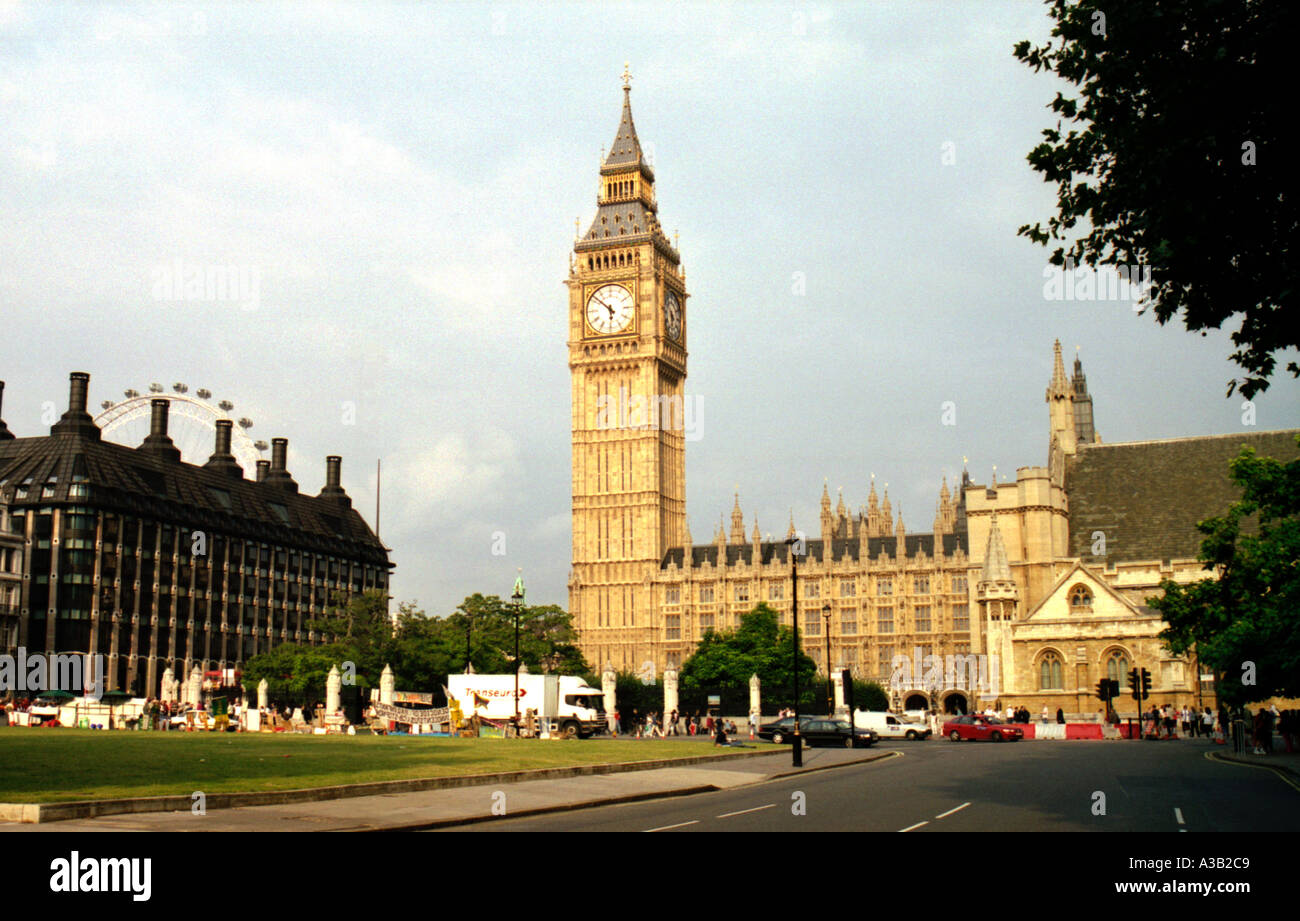 El Big Ben de Londres Inglaterra Parliament Square Plaza del Parlamento Big Ben de Londres Reino Unido Foto de stock
