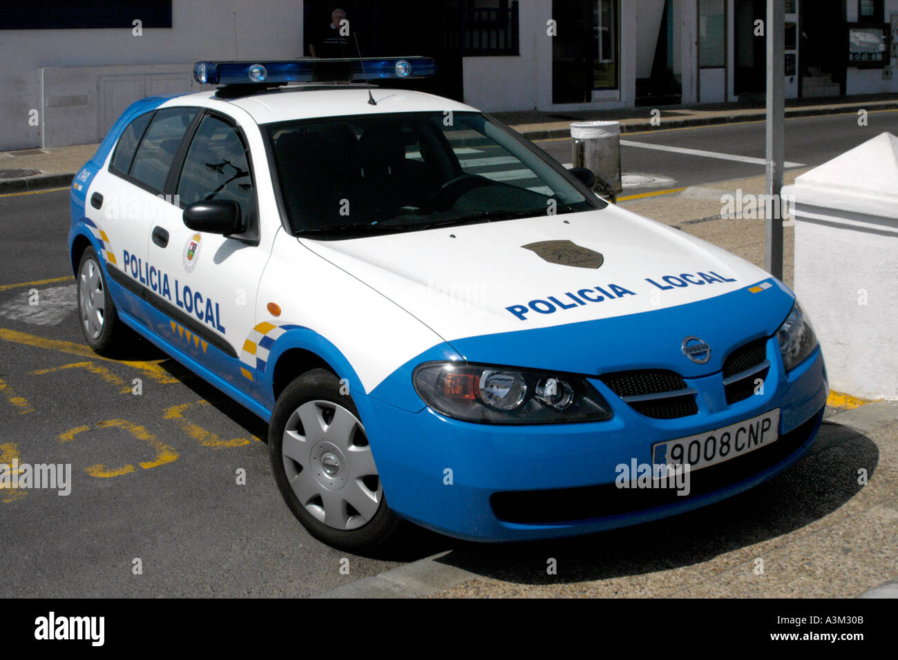 Coche policia español fotografías e imágenes de alta resolución - Alamy