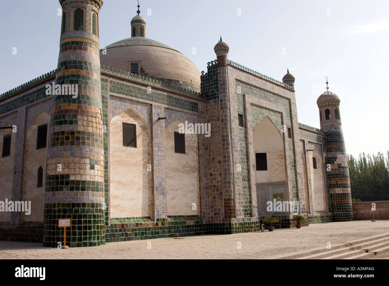 Aba Mausoleo de Khoja Kashgar, Xinjiang, China Foto de stock