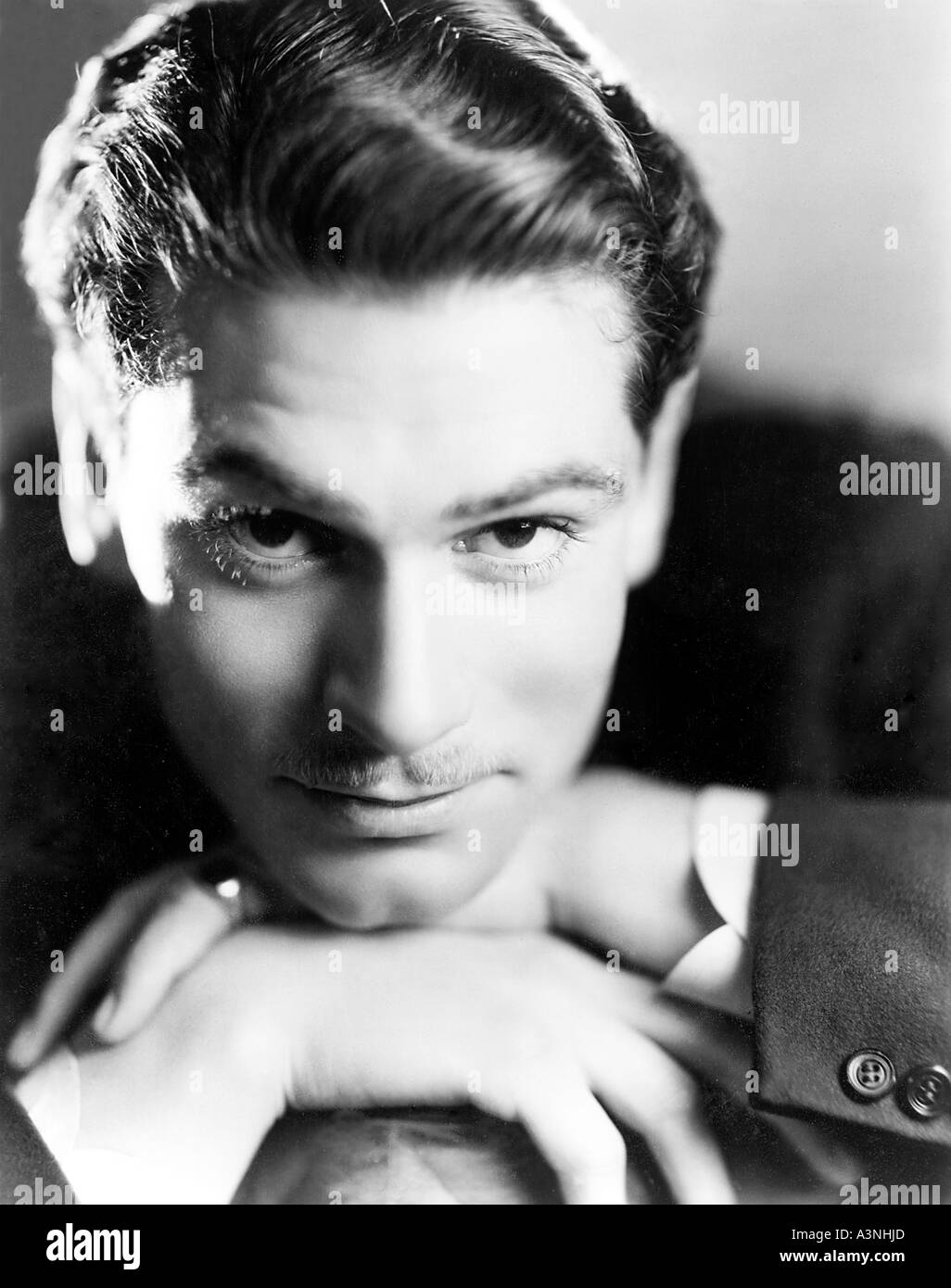 LAURENCE OLIVIER actor británico Foto de stock