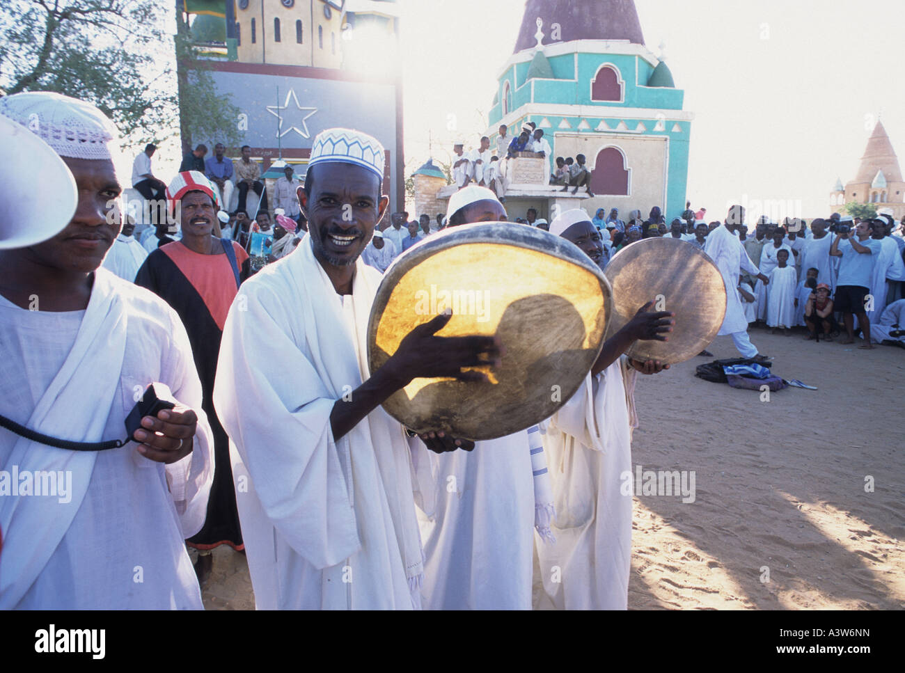 Derviche omdurman, Sudán Foto de stock