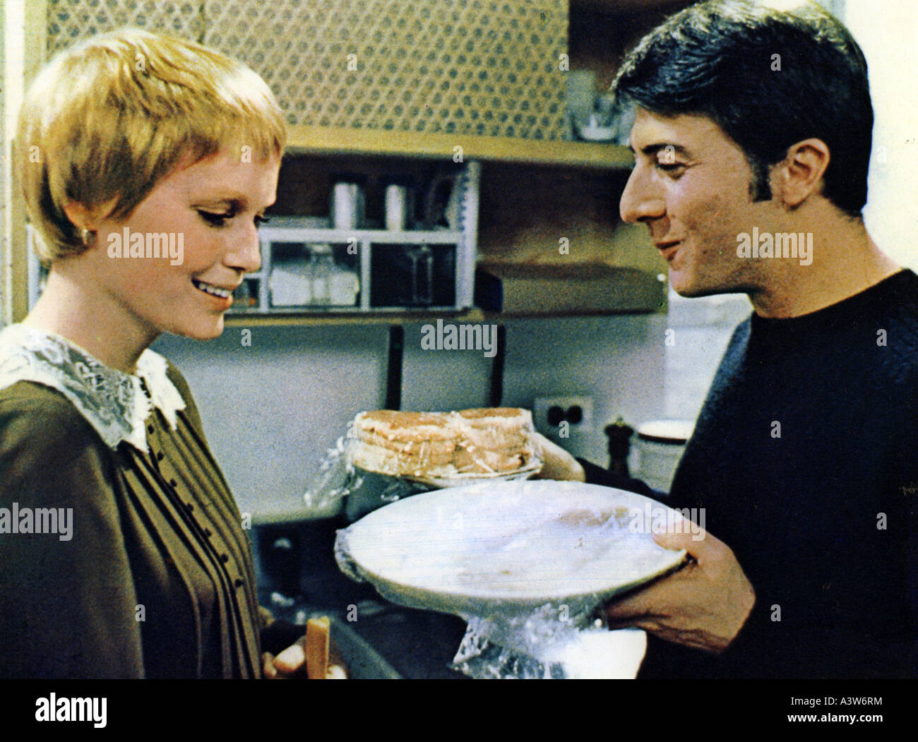 Juan y María 1969 TCF película con Dustin Hoffman y Mia Farrow Foto de stock