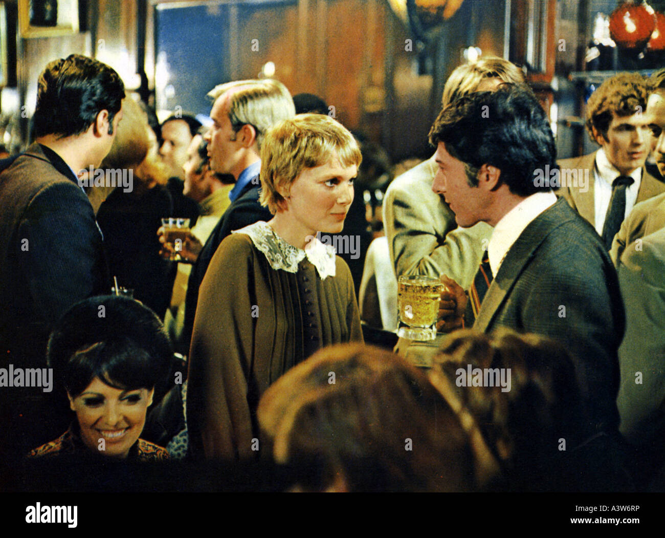 Juan y María 1969 TCF película con Dustin Hoffman y Mia Farrow Foto de stock