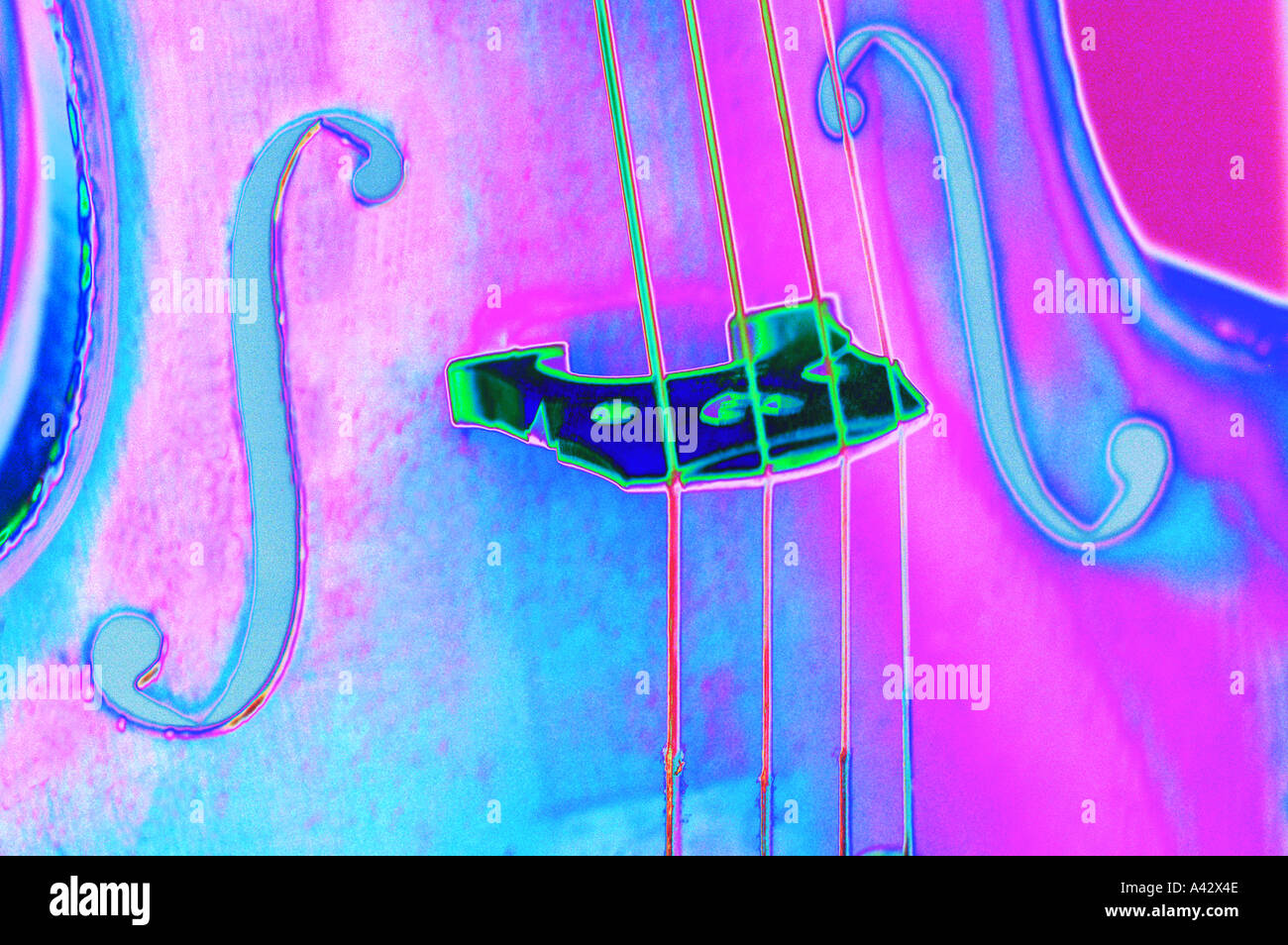 Bass instrumento musical Foto de stock