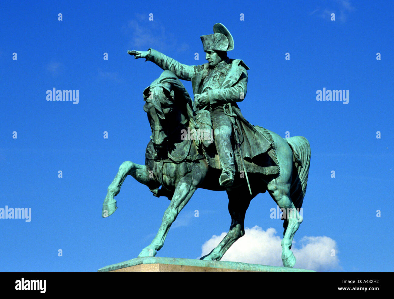 Normandía Francia Napoleón Bonaparte Cherbourg emperador francés de los Franceses Foto de stock