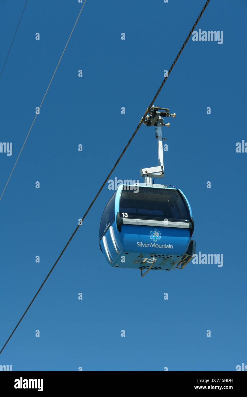 AJD56268, Kellogg, ID Idaho, Silver Mountain Resort, góndola Fotografía