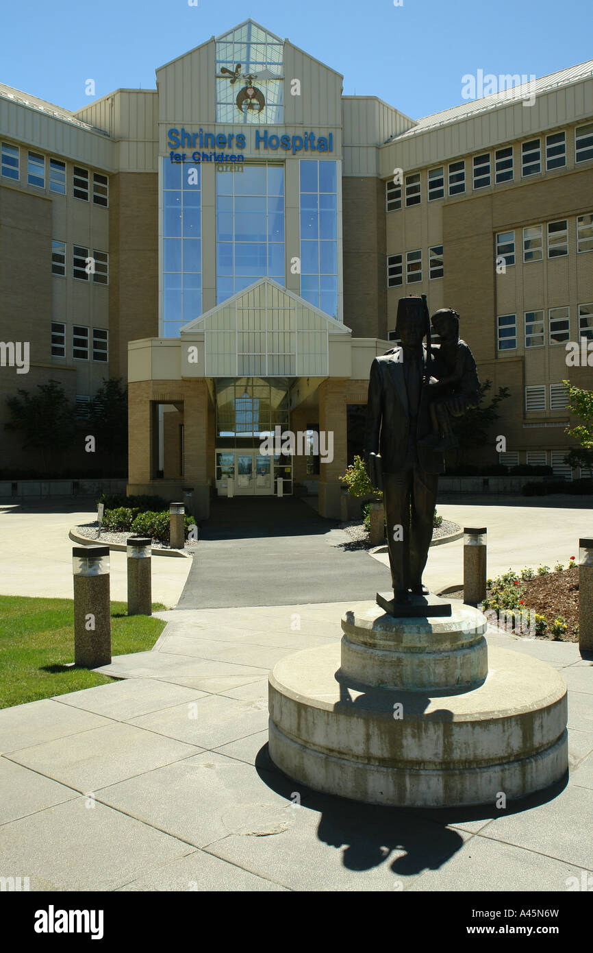 AJD55943, Spokane, WA, Washington, en el centro de la ciudad, Hospital Shriners Para Niños