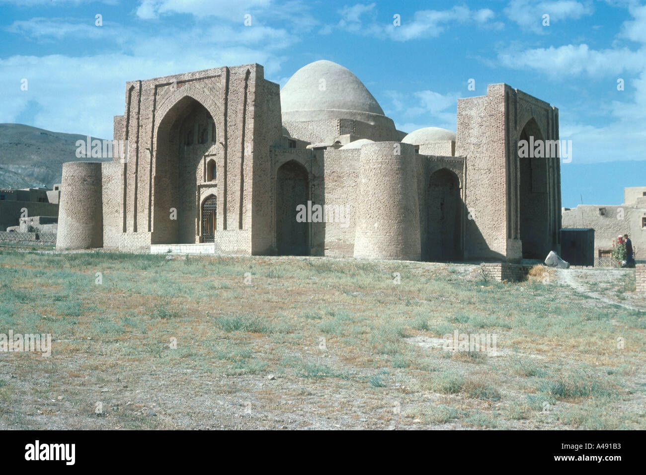 Museo de Arte Islámico, Ghazni Mausoleo del Sultán Abdur Razaq Ghazni, Afganistán Foto de stock