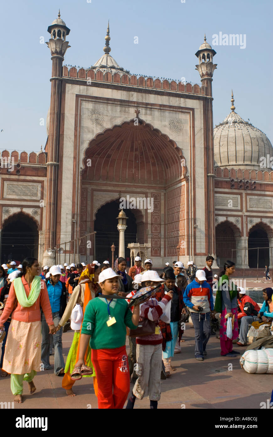 Imágenes de stock de Jama Masjid de Nueva Delhi la mezquita más grande