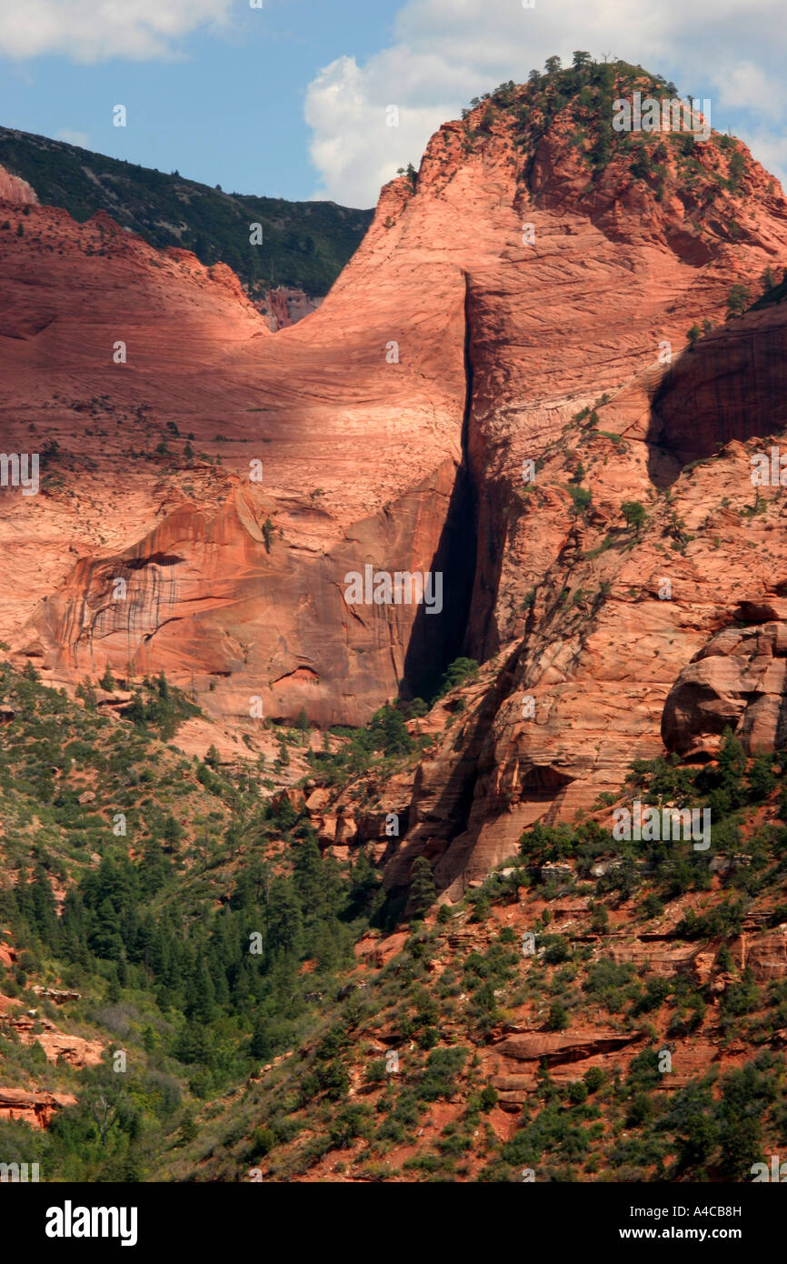 Kolob Canyon, Parque Nacional Zion, Utah Foto de stock