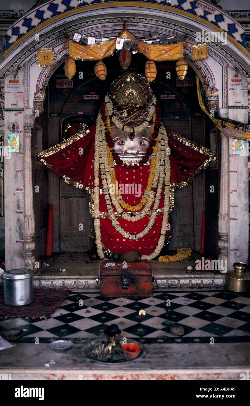 Templo de Hanuman, cerca de Jaipur, India Foto de stock
