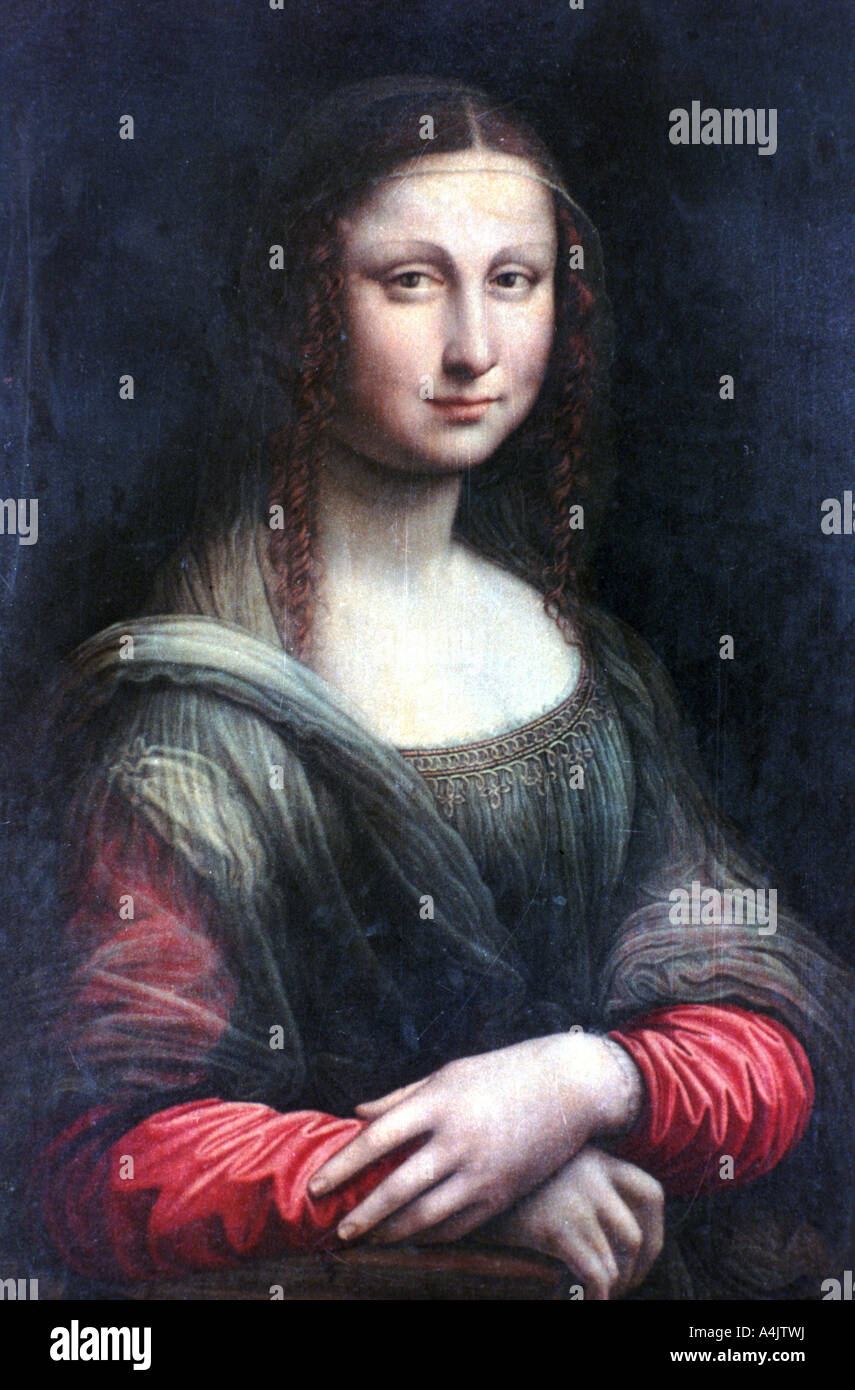 "La Gioconda", c1500. Artista Leonardo da Vinci Fotografía de stock