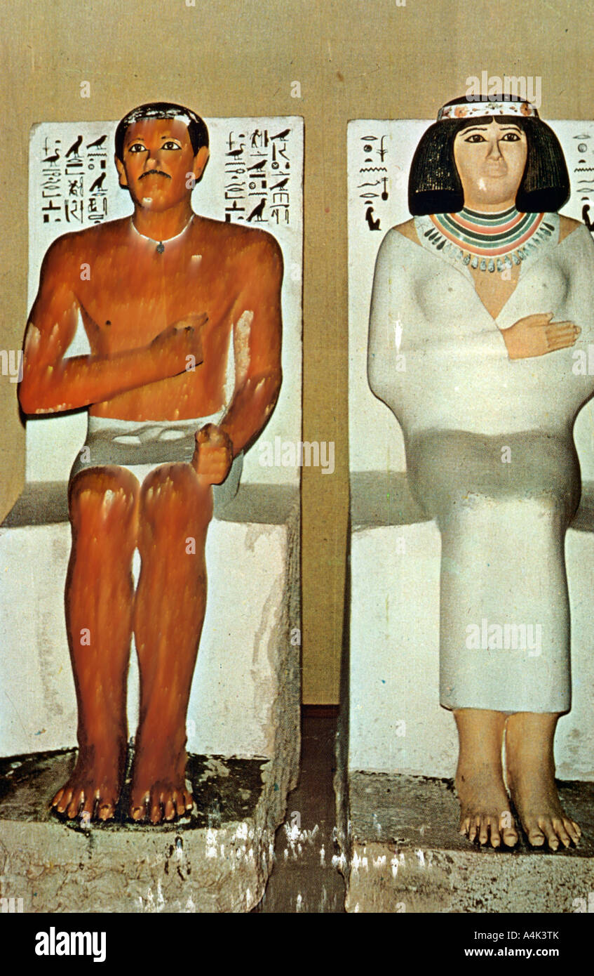 Rahotep y su esposa nofret fotografías e imágenes de alta resolución