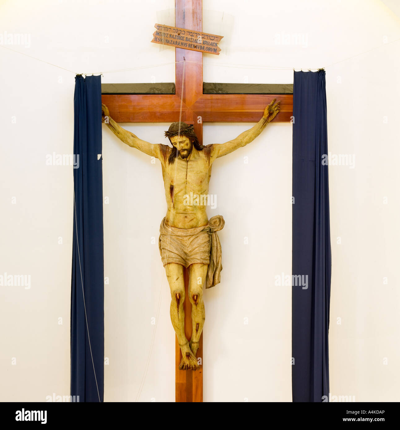 Jesús en la cruz el crucifixtion Fotografía de stock - Alamy