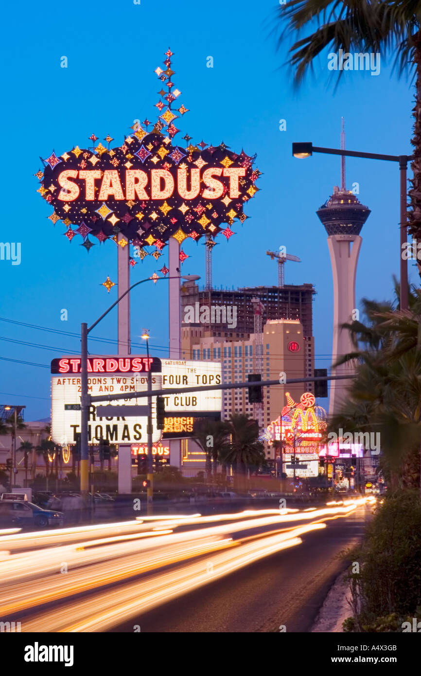 Estratosfera Hotel y Casino Stardust Hotel and Casino, Las Vegas Boulevard,  Las Vegas, Nevada, Estados Unidos Fotografía de stock - Alamy