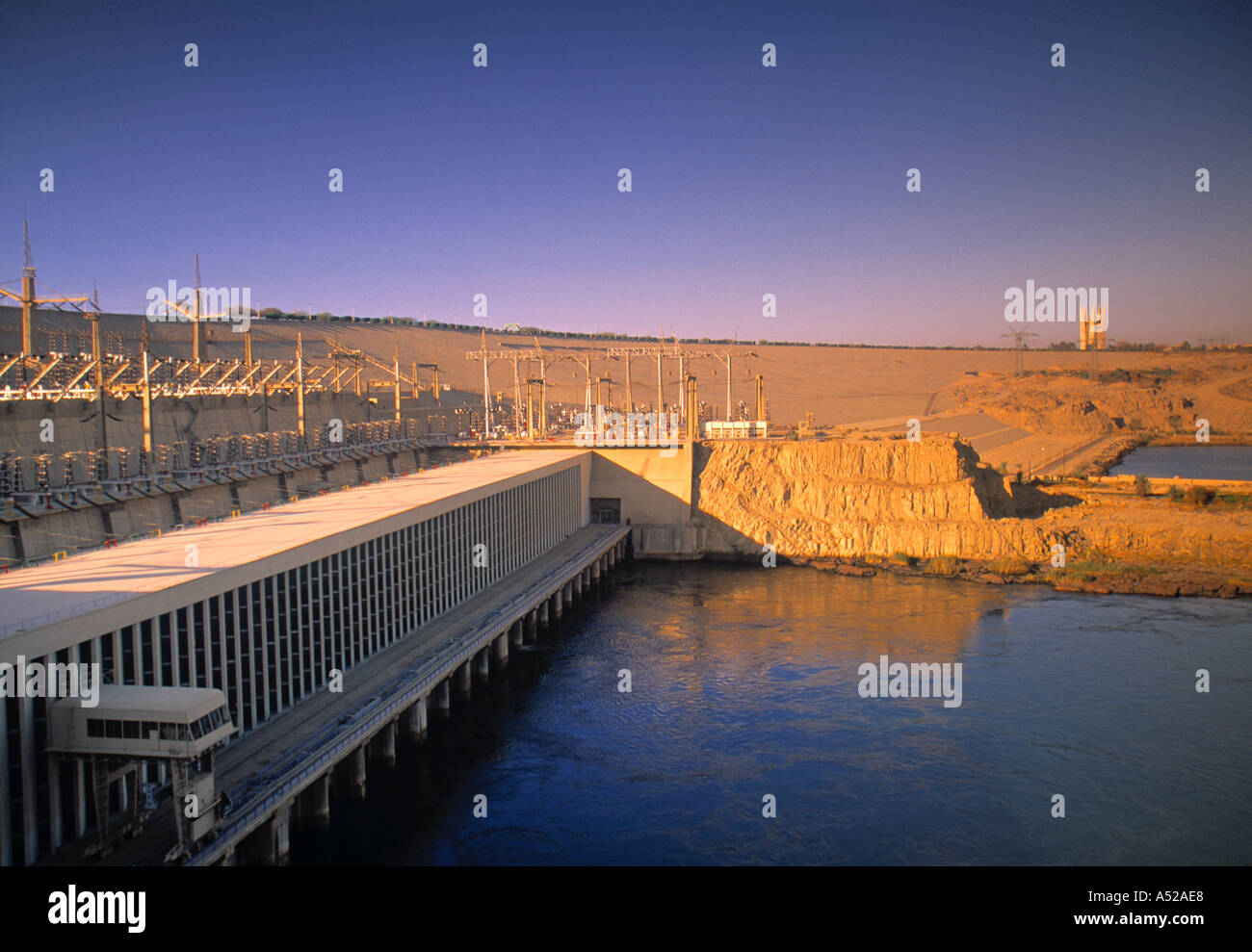 Presa de Asuán, Asuán, Egipto Fotografía de stock Alamy