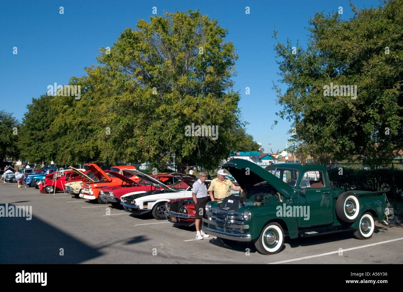 Los coches antiguos, Kissimmee Old Town, Kissimmee, Orlando, Florida