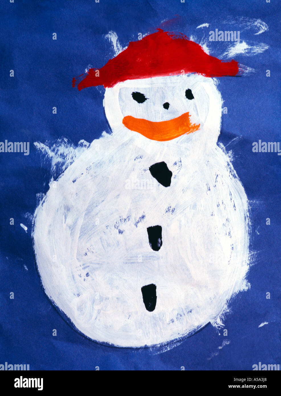 Muñeco de online nieve pintado