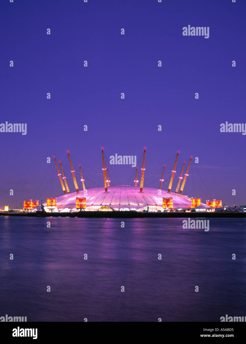 Millennium Dome, en Greenwich, Londres, Inglaterra Foto de stock