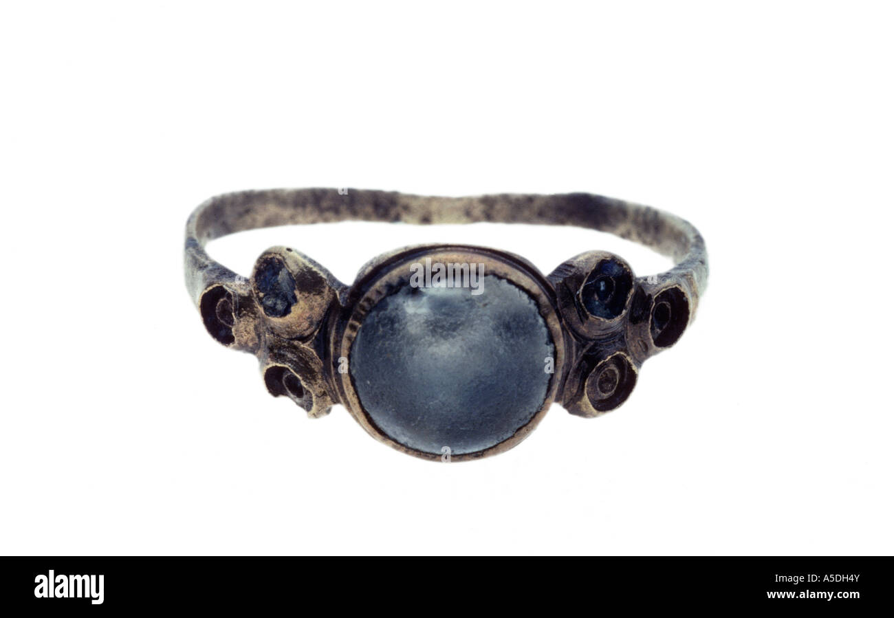 Estilo francés del siglo xviii dedo del anillo Foto de stock