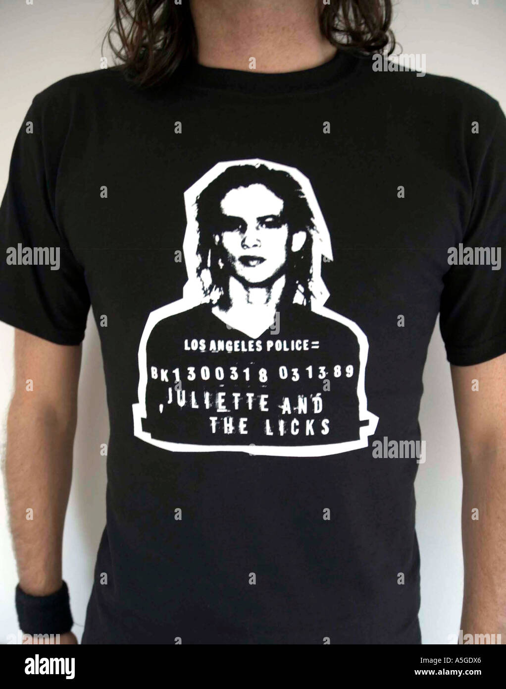 Juliette Lewis y la banda lame camiseta Fotografía de stock - Alamy